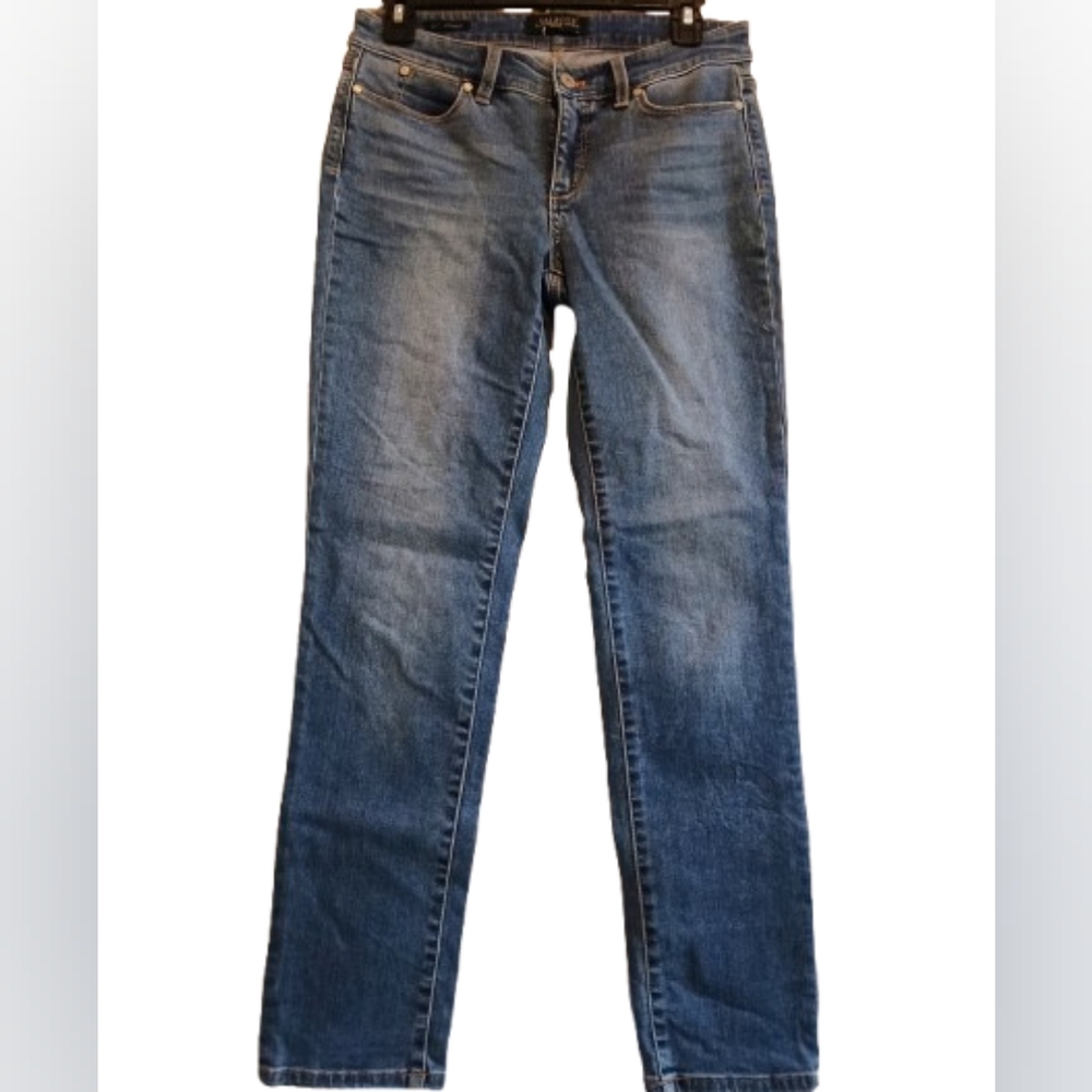Talbot's Dark Wash Straight Leg Women's Size 2 Flawless Five Pocket